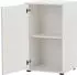 Schildmeyer Serie 400 Aktenschrank Holzwerkstoff weiß 50,9x41x83,6cm (152199)