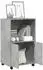 vidaXL Rollschrank Betongrau 55x40x91cm Holzwerkstoff (853185)