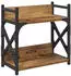 vidaXL Druckerständer Altholz-Optik 40x20x40cm Holzwerkstoff (882178)