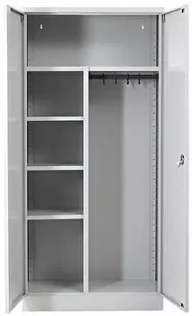 Gürkan Putzmittelschrank UNC.19/N Metall lichtgrau 92x42x195cm (100178)