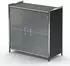 Kerkmann Artline Sideboard 2OH Glastüren 80x38x78cm Anthrazit (13798913)