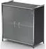 Kerkmann Artline Sideboard 2OH Glastüren 80x38x78cm Anthrazit (13798913)