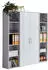 Mid.you Office Edition SW Set 3 Aktenschrank 12 Fächer 173x186x33cm Grau/Weiß Hochglanz (001067007805)