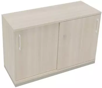Soennecken Schiebet&uuml;renschrank endless 2OH 1200x781x442mm Akazie hell (820119372)