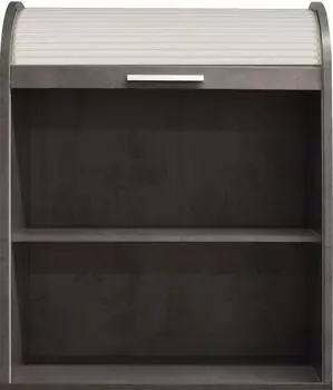 M&auml;usbacher Big System Office Rollladenschrank 69x86cm Graphit/Wei&szlig; (83755402-0)