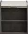Mäusbacher Big System Office Rollladenschrank 69x86cm Graphit/Weiß (83755402-0)