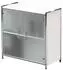 Kerkmann Artline Sideboard 2 Ordnerhöhen Glastüren weiß 80x38x78cm (13799510)