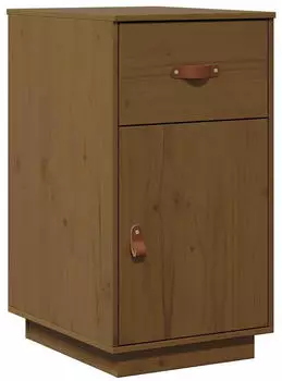 vidaXL Schreibtisch-Schrank Honigbraun 40x50x75cm Massivholz Kiefer (820100)