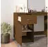 vidaXL Schreibtisch-Schrank Honigbraun 40x50x75cm Massivholz Kiefer (820100)