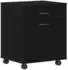 vidaXL Rollschrank Schwarze Eiche 45x38x54cm Holzwerkstoff (862670)