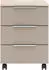 Innostyle Santorin Rollcontainer 3 Schubkästen Glas/Holzwerkstoff Cashmere/Riva Eiche (57099648-0)