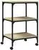 vidaXL Druckerständer 3 Ebenen Sonoma-Eiche 50x41x75cm (842287)