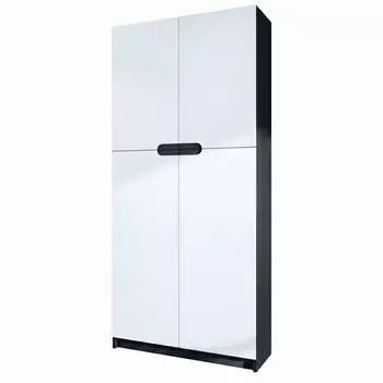 Vladon Logan Aktenschrank 5 F&auml;cher 4 T&uuml;ren, 82x184x37cm (800000893722)