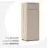 Innostyle Santorin Büroschrank Klarglas, cashmere/Riva Eiche, 40x110x38cm (Santorin)