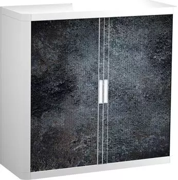 Paperflow easyOffice Industrial Rollladenschrank, schwarz, 110x41,5x104cm (62549)