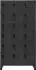 vidaXL Schließfachschrank anthrazit 90x40x180cm, Stahl (339831)