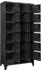 vidaXL Schließfachschrank anthrazit 90x40x180cm, Stahl (339831)
