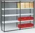 Kerkmann Stora 100 Magazin-Regalfeld 75x60x190cm schwarz/lichtgrau (STORA100)