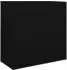 vidaXL Schiebetürenschrank schwarz 90x40x90cm, Stahl