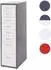 MCW Preston Rollcontainer 8 Schubladen Metall Anthrazit/Weiß (T851)