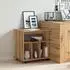 vidaXL Rollschrank Holzwerkstoff Artisan-Eiche 60x45x60cm (856663)