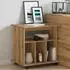 vidaXL Rollschrank Holzwerkstoff Artisan-Eiche 60x45x60cm (856663)