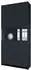 Vladon Logan V2 Aktenschrank Schwarz matt, Soft-Close, 82x184x37cm (800000893663)