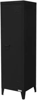 ML-Design Aktenschrank Stahl Schwarz 38x38x137,5cm (490011982)