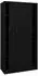 vidaXL Büroschrank mit Schiebetür Stahl Schwarz 90x40x180cm (335960)