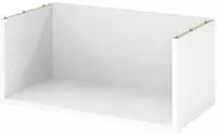 Hammerbacher Aufsatzkorpus FlexWall 80cm 1OH wei&szlig;