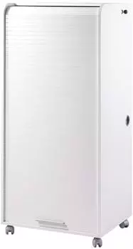 SIMMOB ORGA140BLB Computerschrank auf Rollen, 2 Schubladen, wei&szlig; (ORGA140BLB)