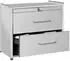 Kerkmann Artline Transparent Hängeregistraturschrank 2 OH, 1000x470x800mm, Weiß (7591)