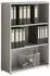 BMG Office Edition Set 1 Regalwand niedrig, lichtgrau (VKE.RW-LG-SET1Niedrig)