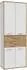 Forte Keflav Aktenschrank 84,5cm, weiß/Artisan Eiche (72934769-0)