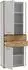Forte Keflav Aktenschrank 84,5cm, weiß/Artisan Eiche (72934769-0)