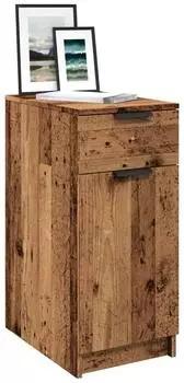vidaXL B&uuml;roschrank Holzwerkstoff Altholz-Optik 33x50x75cm (856997)