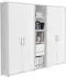 BMG Office Edition Aktenschrank-Set 12 Fächer, Weiß Matt, 212.9x185.6x33cm (Set 10)