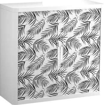 Paperflow easyOffice Black & White Rollladenschrank 110x41,5x104cm (60564)
