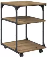 vidaXL Druckerst&auml;nder Artisan-Eiche 43 x 48 x 64 cm Holzwerkstoff