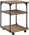 vidaXL Druckerständer Artisan-Eiche, Holzwerkstoff, 43x48x64cm (882993)