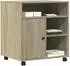 vidaXL Druckerständer mit Rollen Sonoma-Eiche 60x50x67cm (840627)