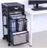 Relaxdays Rollcontainer Büro-Unterschrank 5 Schubladen (27.5x35x59cm)