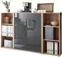 Schrankwand Office Edition abschliessbarer Aktenschrank B&uuml;roschrank B&uuml;rom&ouml;bel