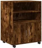 vidaXL Rollschrank R&auml;uchereiche 60x48x81 cm Holzwerkstoff