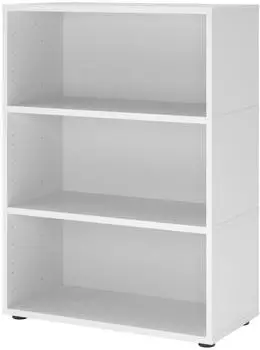 Hammerbacher FlexWall Aktenregal 3 Ordnerhöhen 80x40x109,8cm weiß (VFW38REKGW)