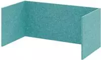 Hammerbacher Filzeinschub FlexWall 80cm 1OH t&uuml;rkis