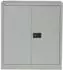 Bisley Universal Flügeltürenschrank Stahl 2 OH lichtgrau/oxfordblau (E402A01G645)