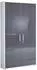 BMG Office Edition Set 4 Schrankwand, grau/Anthrazit Hochglanz, 12 Fächer, 257x186x33cm, abschließbar