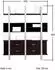 Jet-Line Brindisi Aktenschrank Kunstleder Schwarz, Edelstahl, 150x180x32cm (12070)