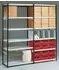 Kerkmann Stora 100 Magazin-Regal Endseite 100x40x225cm schwarz/lichtgrau